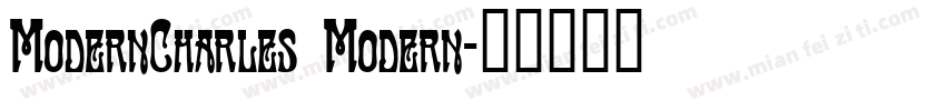 ModernCharles Modern字体转换